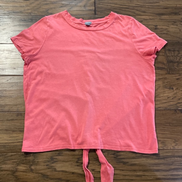 aerie tie back coral T shirt size small - Picture 5 of 10